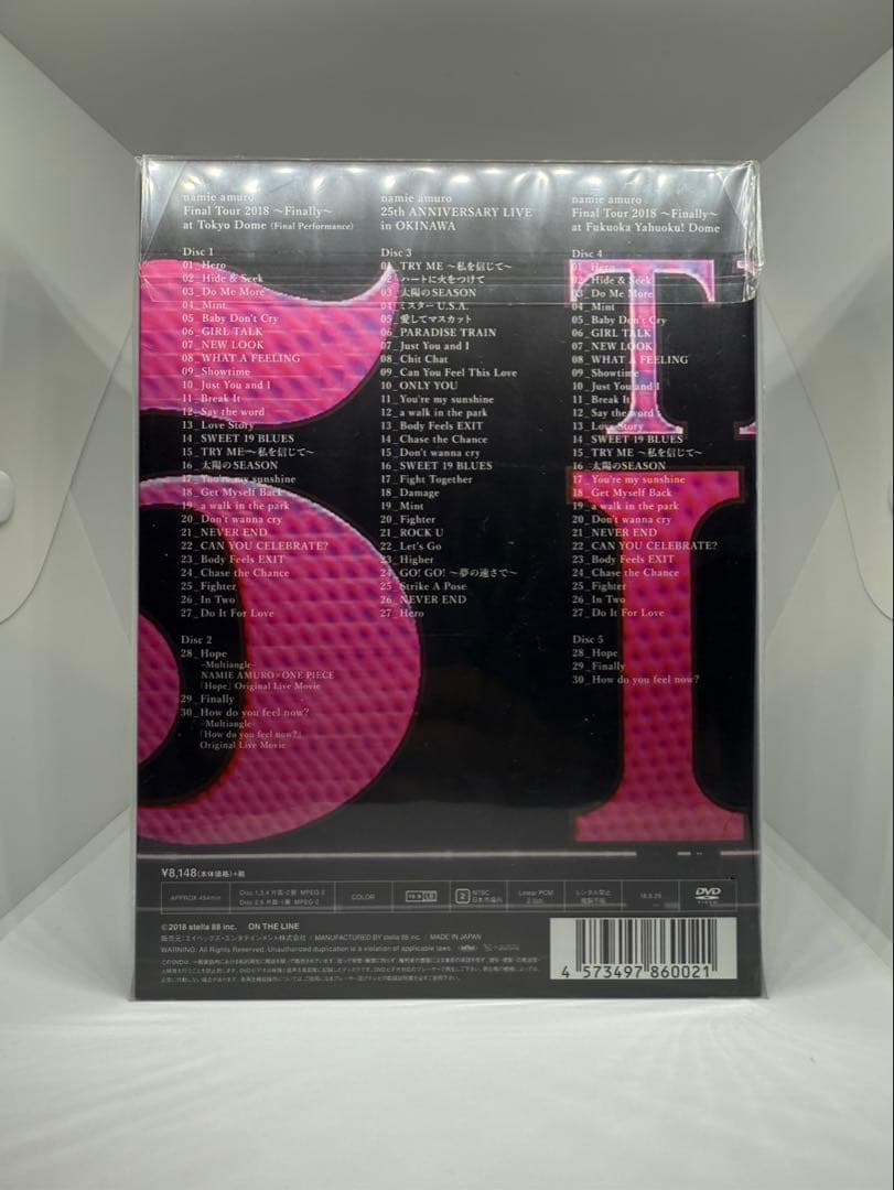 安室奈美恵/namie amuro Final Tour 2018 DVD5枚組