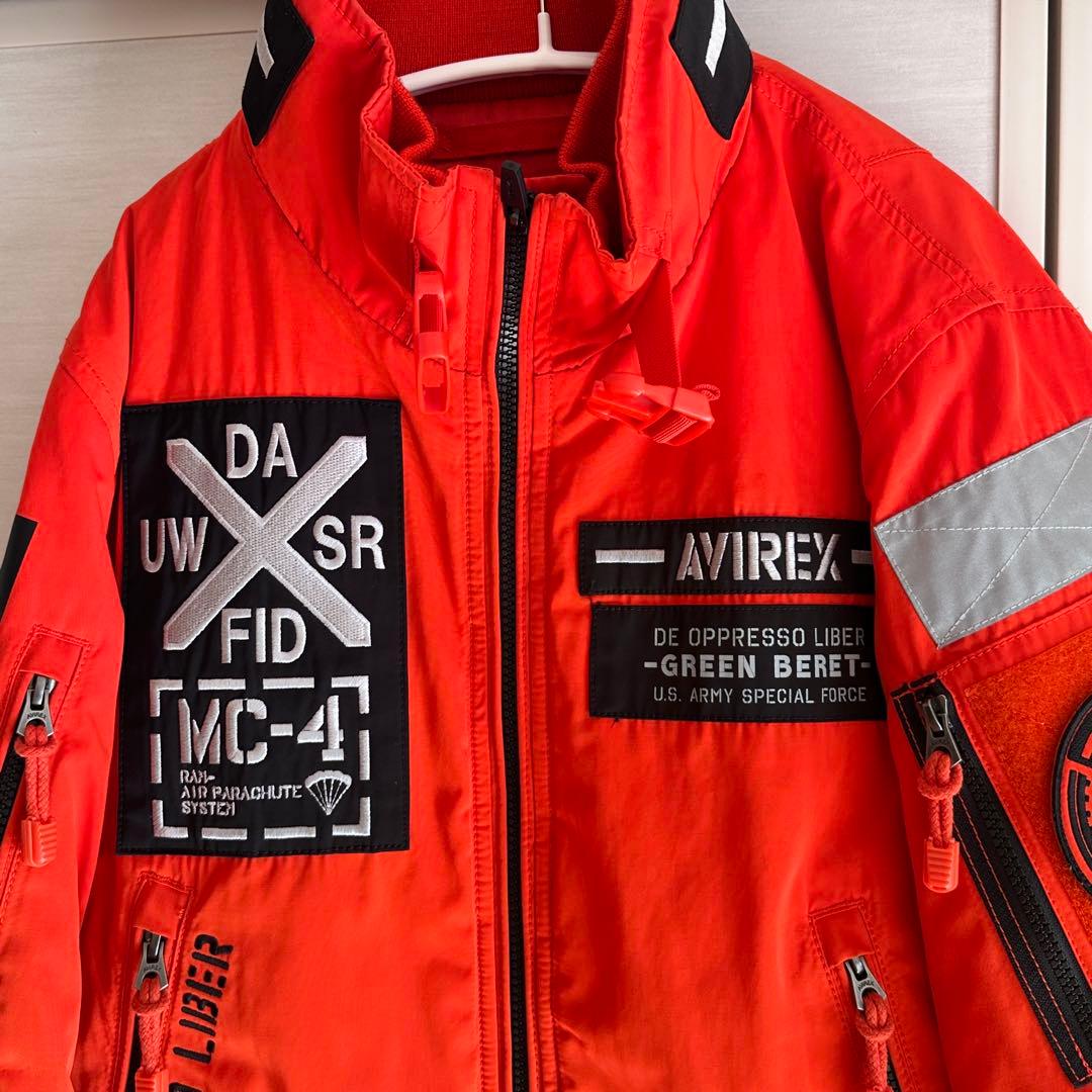 希少 M アヴィレックス MA-1 フライトジャケット サーモライト ワッペン