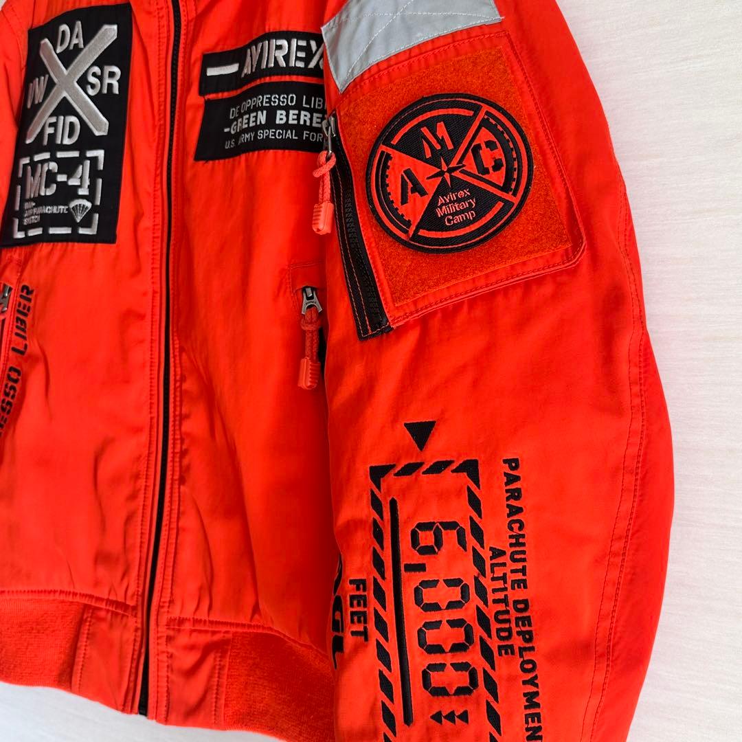 希少 M アヴィレックス MA-1 フライトジャケット サーモライト ワッペン