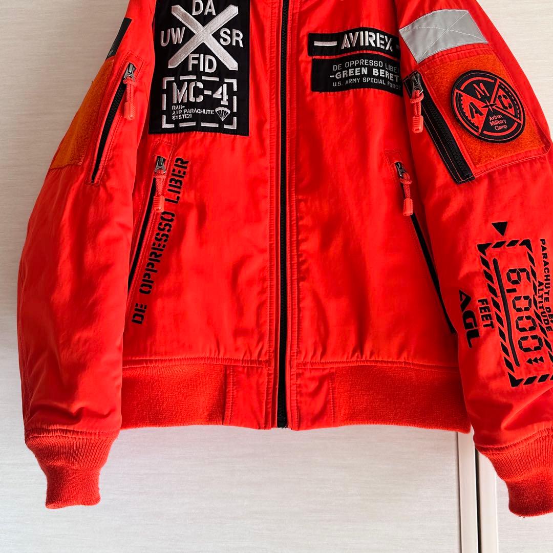 希少 M アヴィレックス MA-1 フライトジャケット サーモライト ワッペン