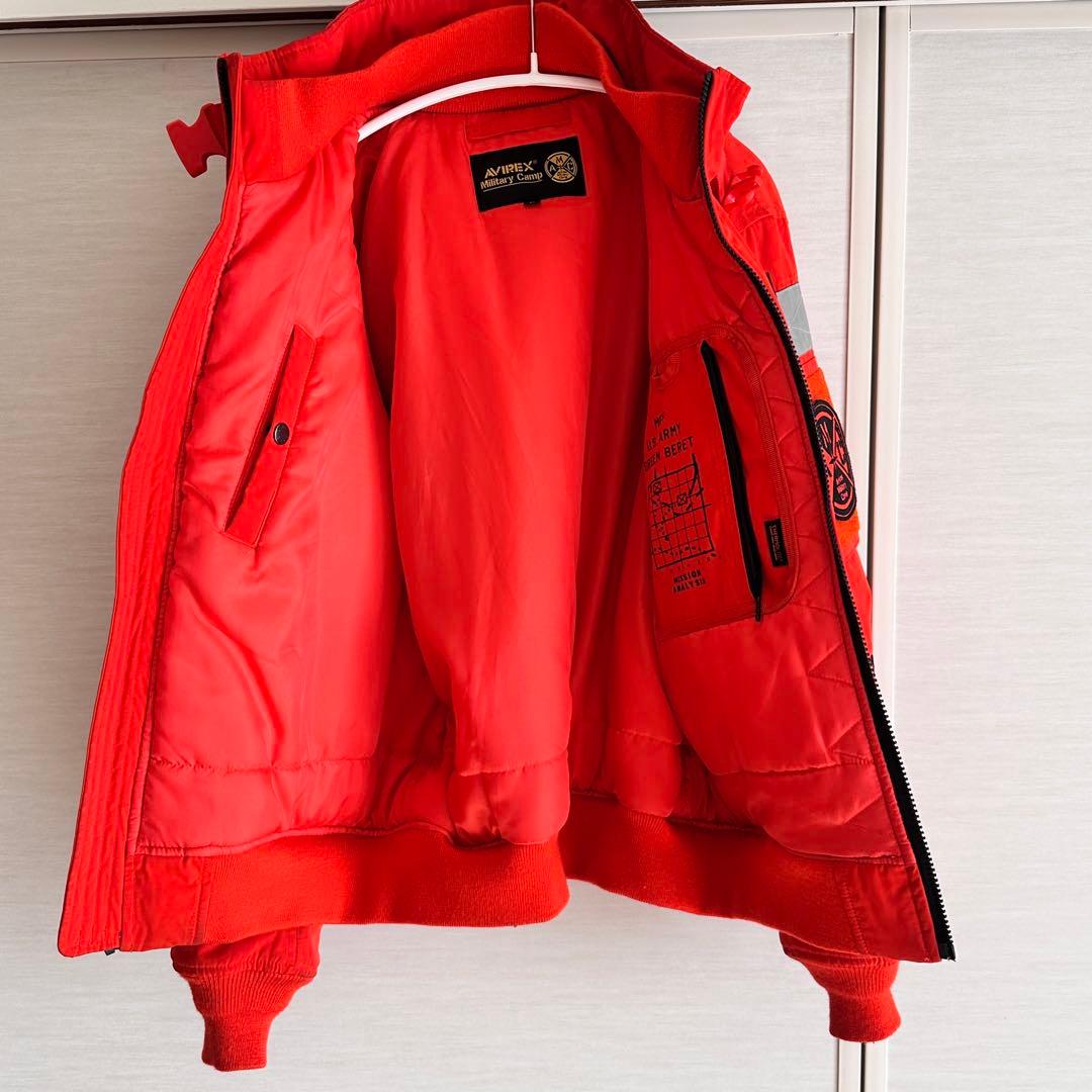希少 M アヴィレックス MA-1 フライトジャケット サーモライト ワッペン