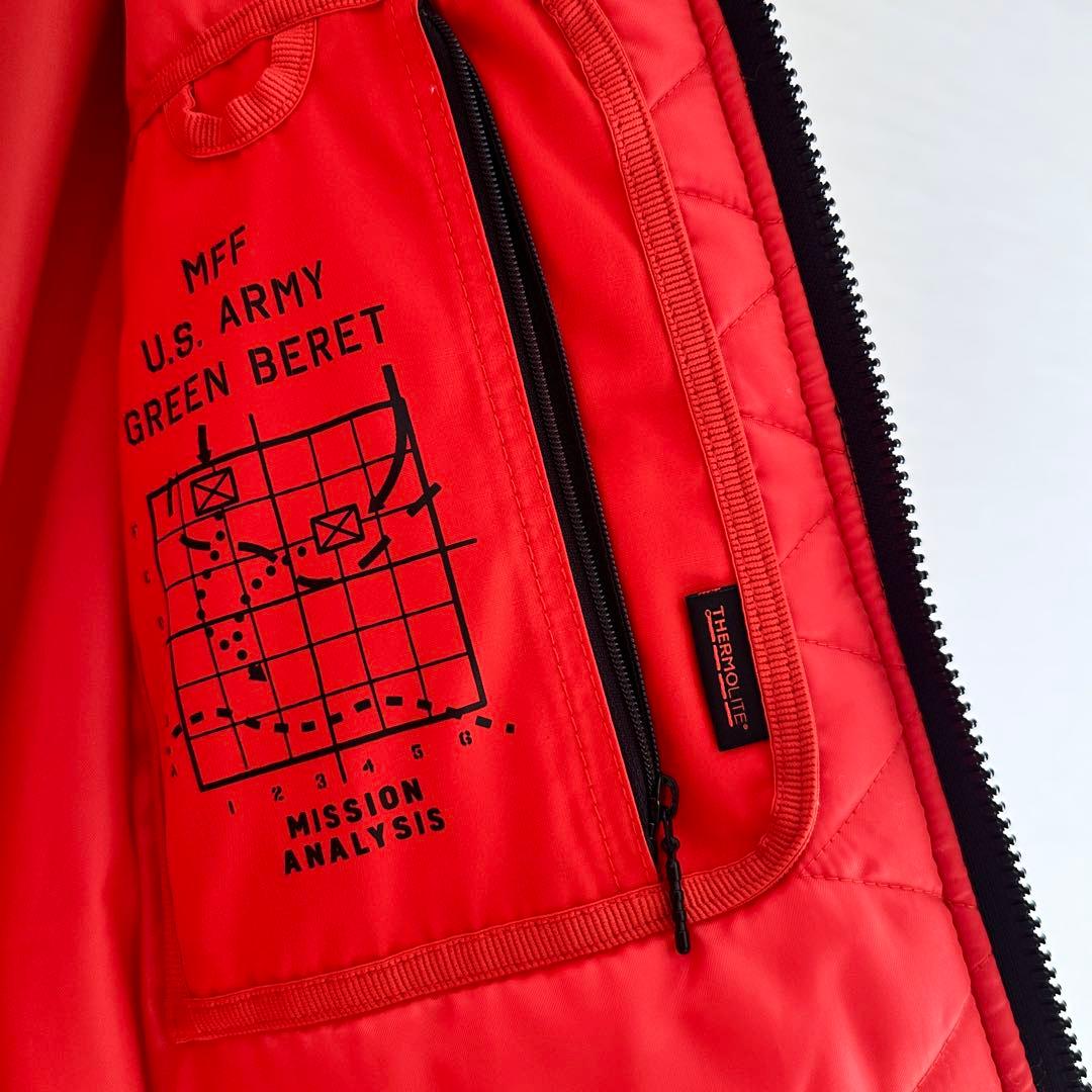 希少 M アヴィレックス MA-1 フライトジャケット サーモライト ワッペン