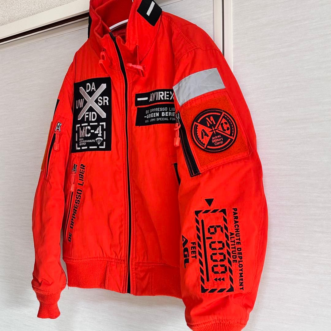 希少 M アヴィレックス MA-1 フライトジャケット サーモライト ワッペン