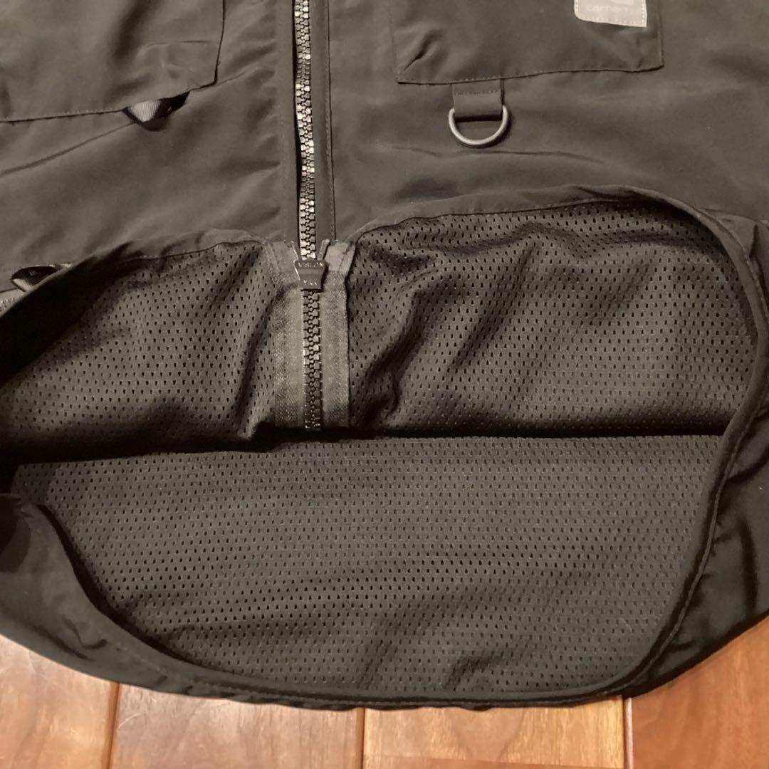 1R39132 Carhartt WIPカーハート フィッシングベスト　L 黒
