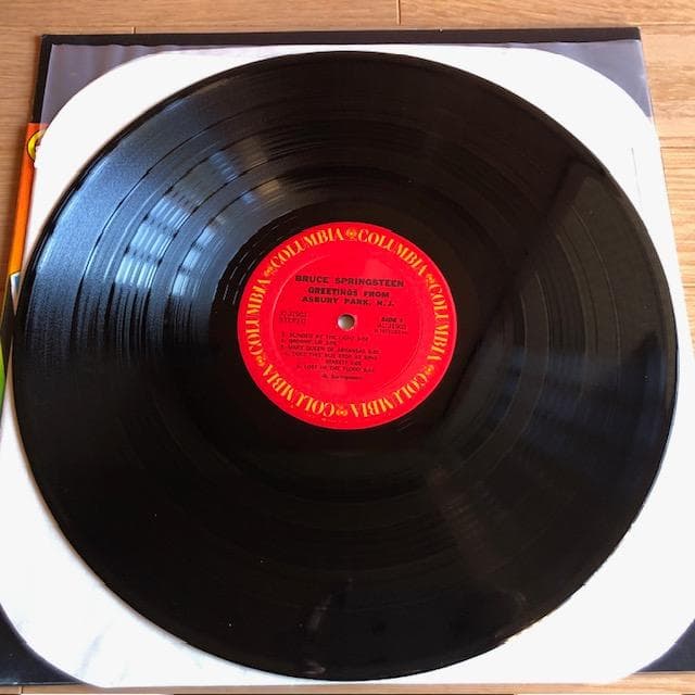 スプリングスティーン アズベリー・パークからの挨拶 LPレコード d739y78