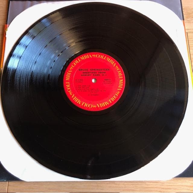 スプリングスティーン アズベリー・パークからの挨拶 LPレコード d739y78