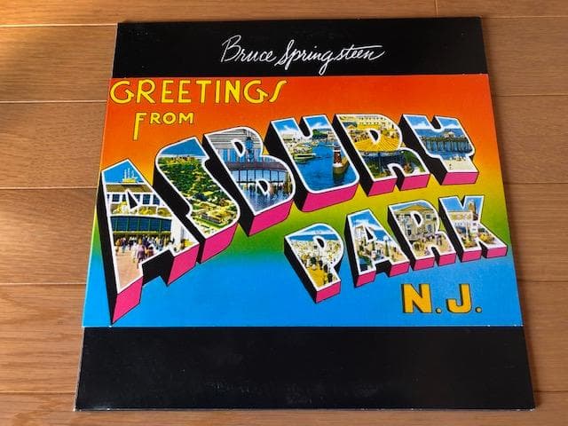 スプリングスティーン アズベリー・パークからの挨拶 LPレコード d739y78