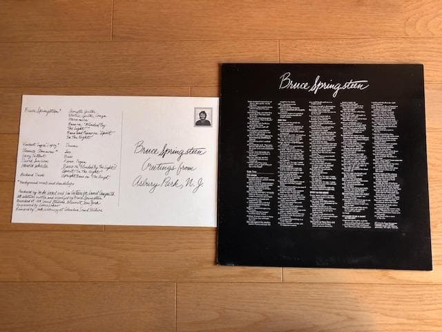 スプリングスティーン アズベリー・パークからの挨拶 LPレコード d739y78