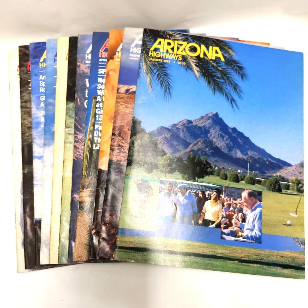 ARIZONA HIGHWAYS 1983年 11冊 アリゾナ 雑誌 アメリカ