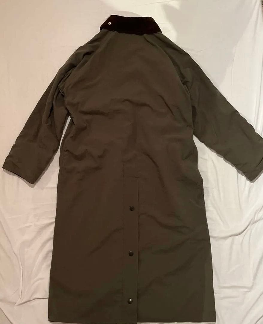 【美品】Barbour バブアーBURGHLEY SP　カーキ系　サイズ36