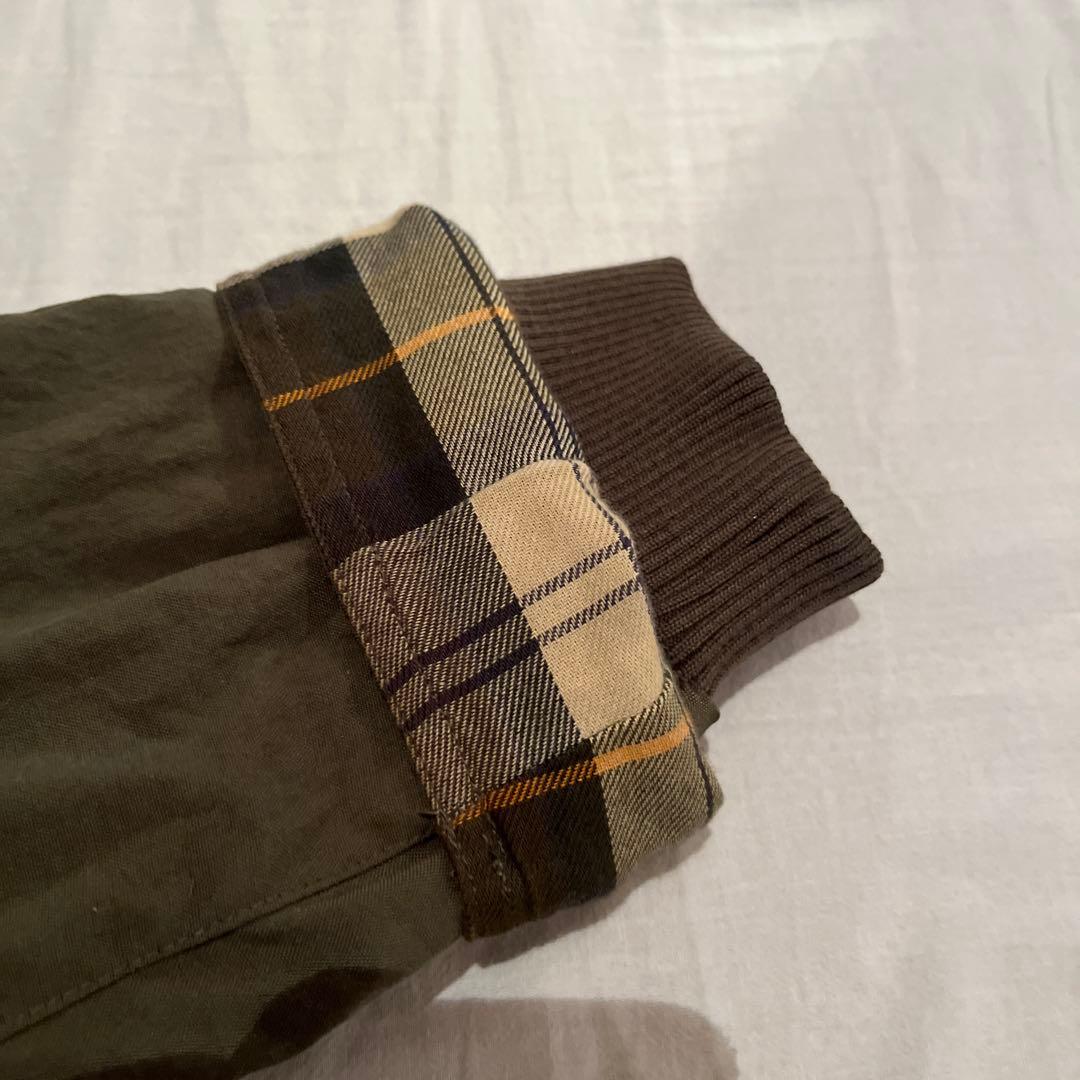 【美品】Barbour バブアーBURGHLEY SP　カーキ系　サイズ36