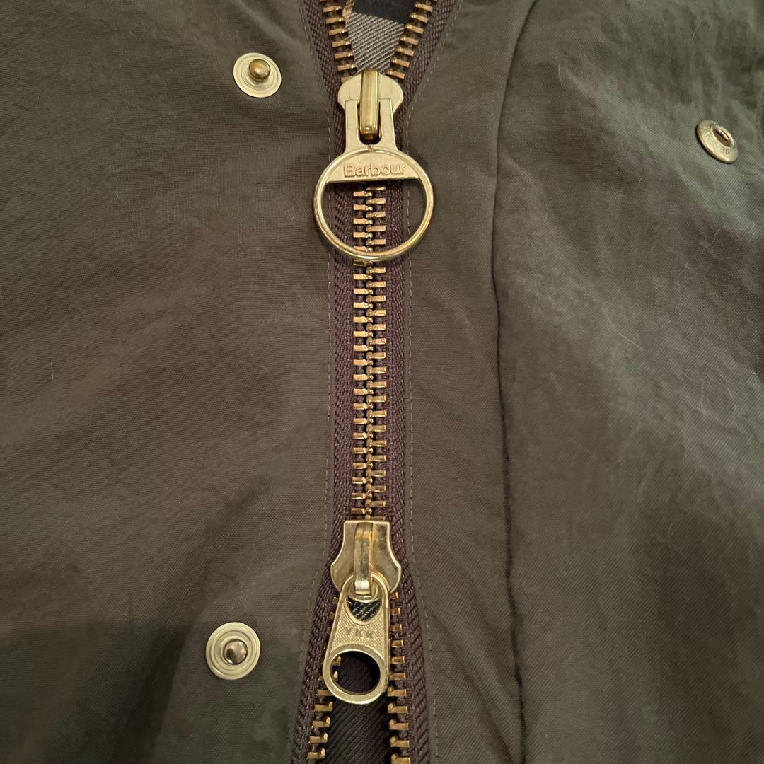 【美品】Barbour バブアーBURGHLEY SP　カーキ系　サイズ36