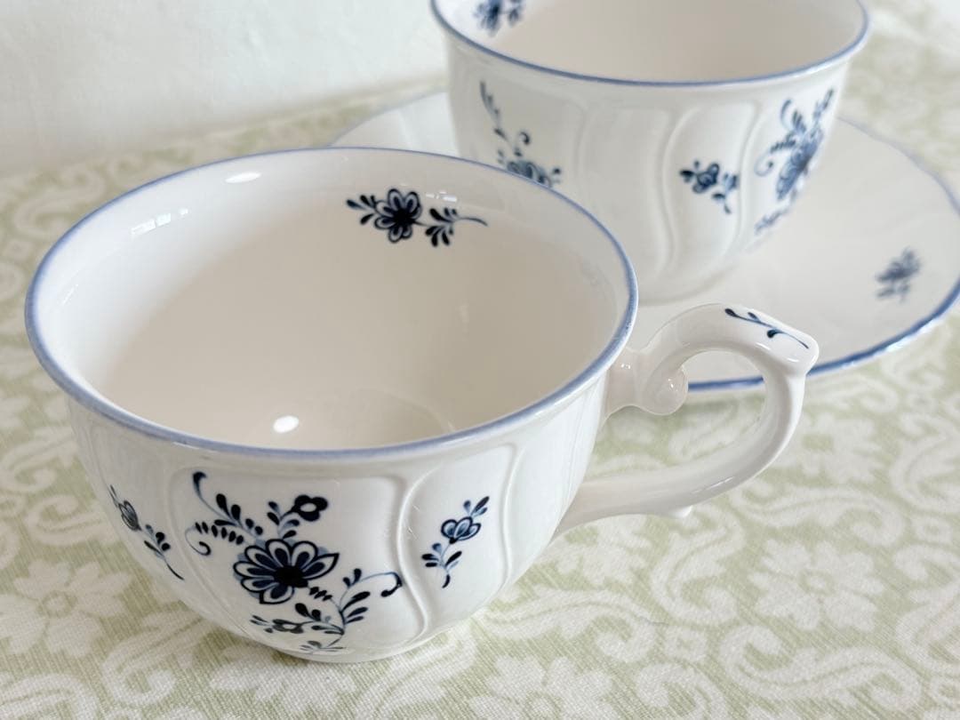 【未使用品】廃盤ノリタケクラフトーン　カップ&ソーサー、ティーポットセット