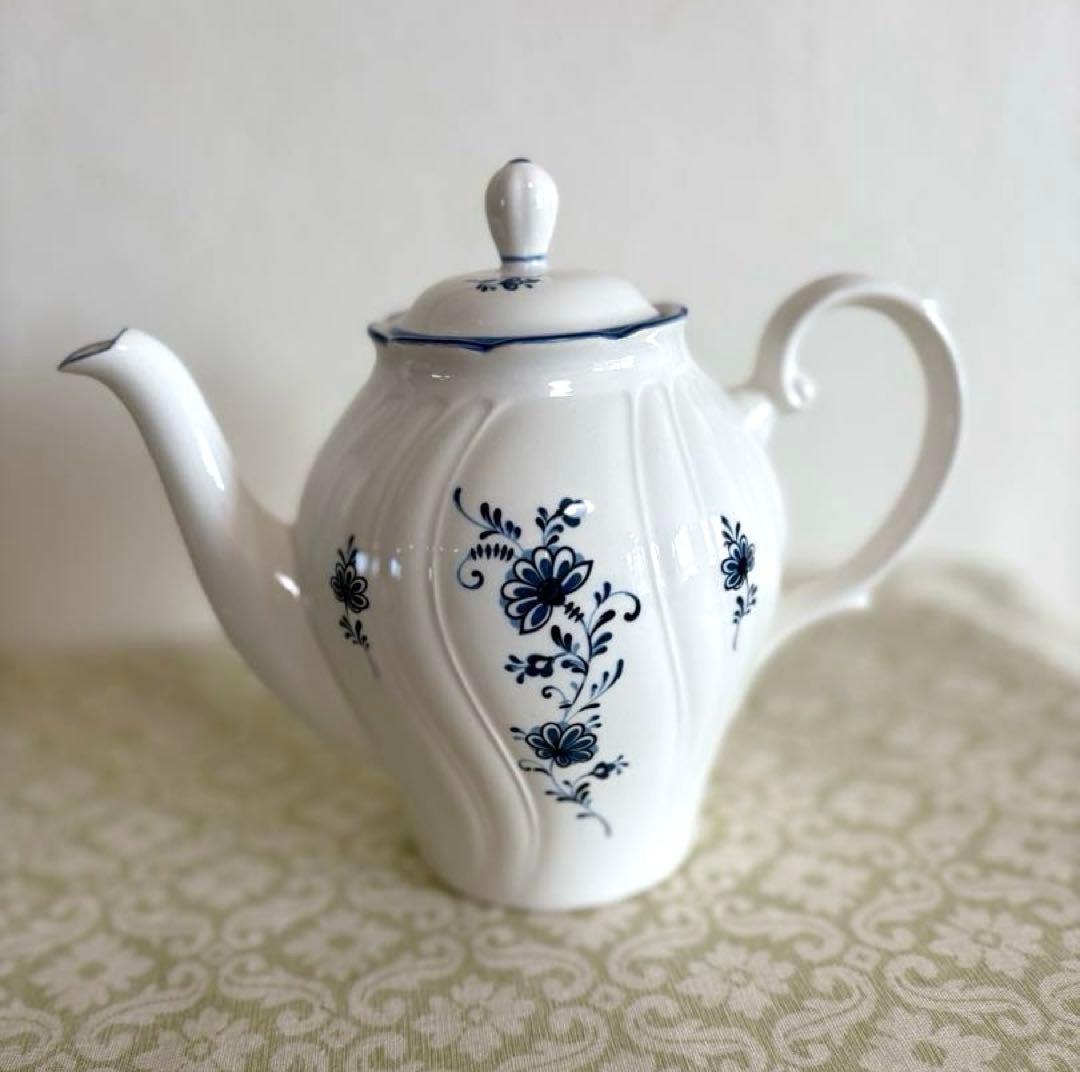 【未使用品】廃盤ノリタケクラフトーン　カップ&ソーサー、ティーポットセット