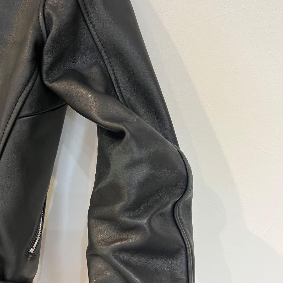 【サイズ32】666 レザー ライダース