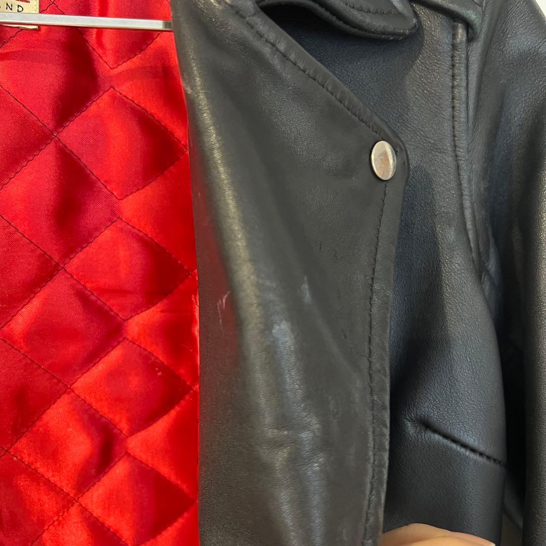 【サイズ32】666 レザー ライダース