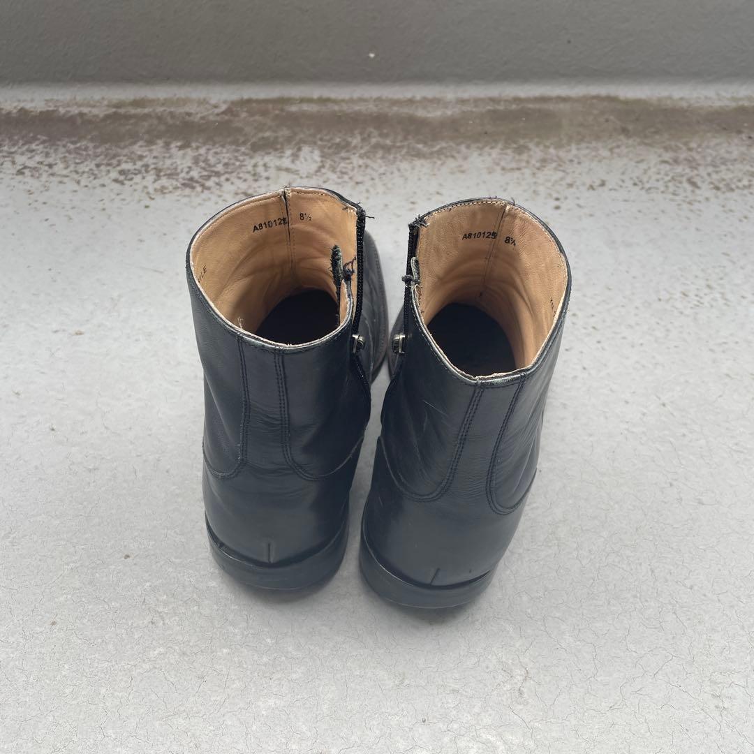 Sullen ブラックレザー サイドゴアブーツ