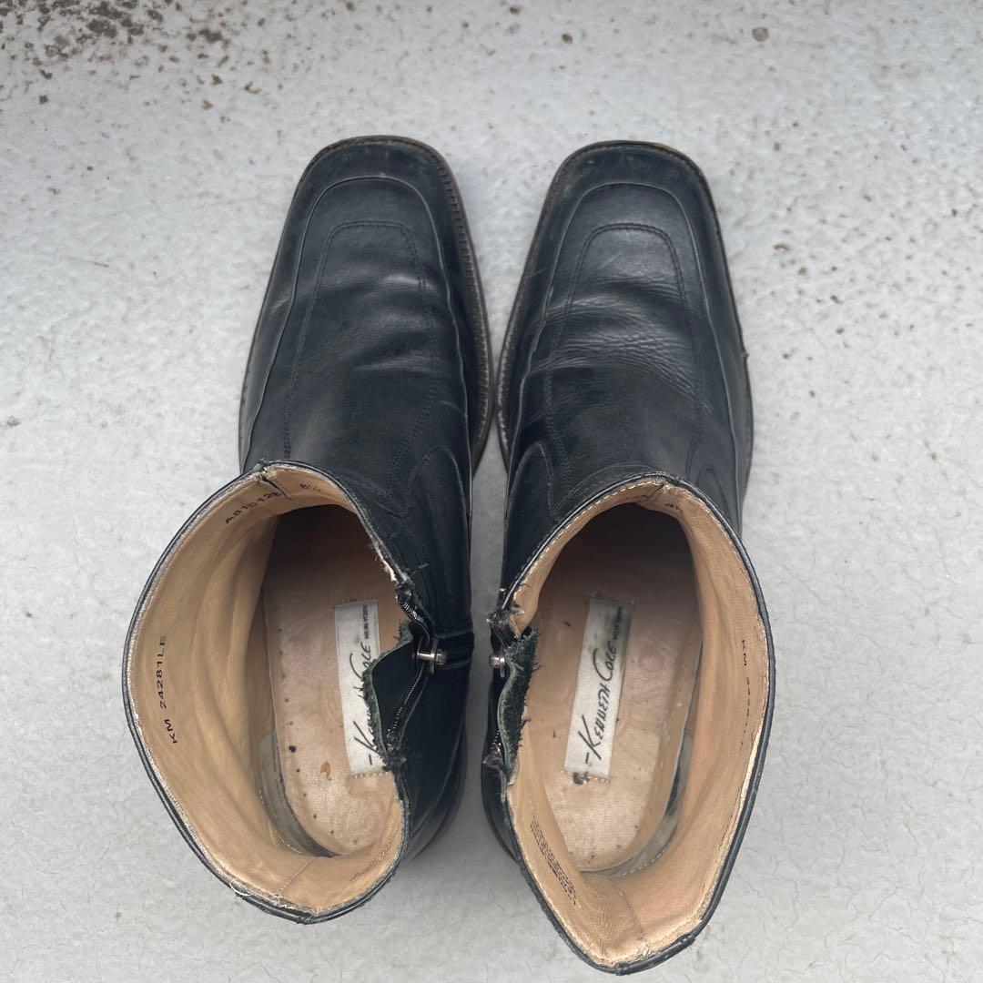 Sullen ブラックレザー サイドゴアブーツ