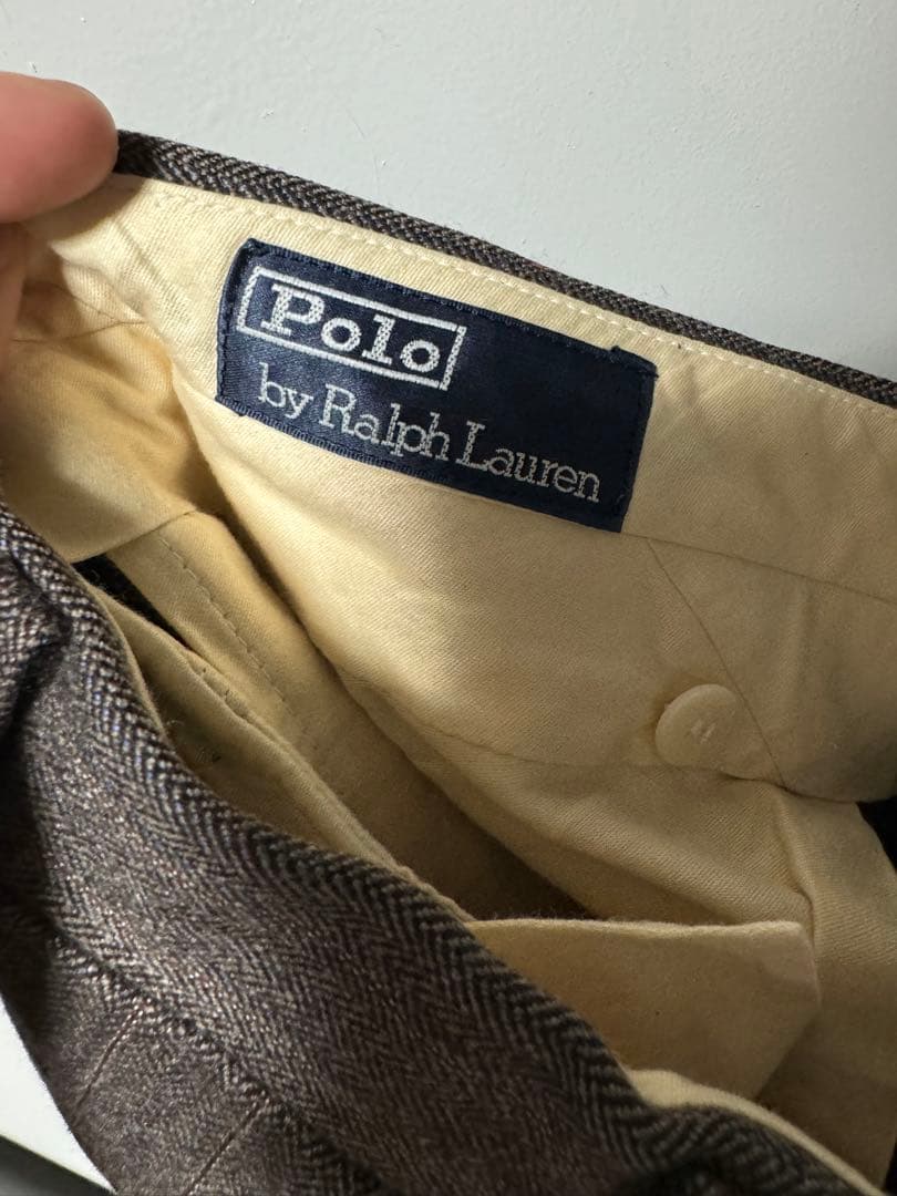Vintage Ralph Lauren ストライプ　ストレート　スラックス