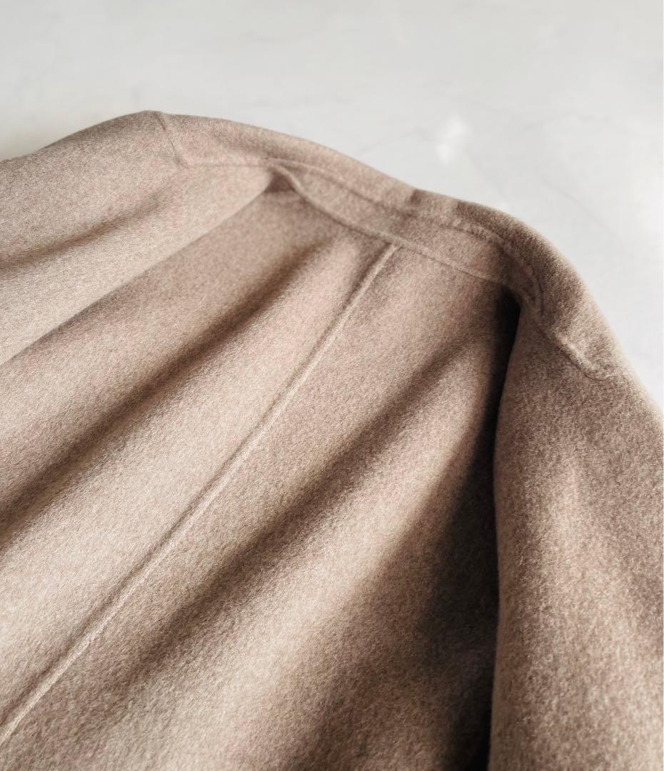 自由区 AGNONA カシミヤ100% ショート リバーコート 定価16.5万円