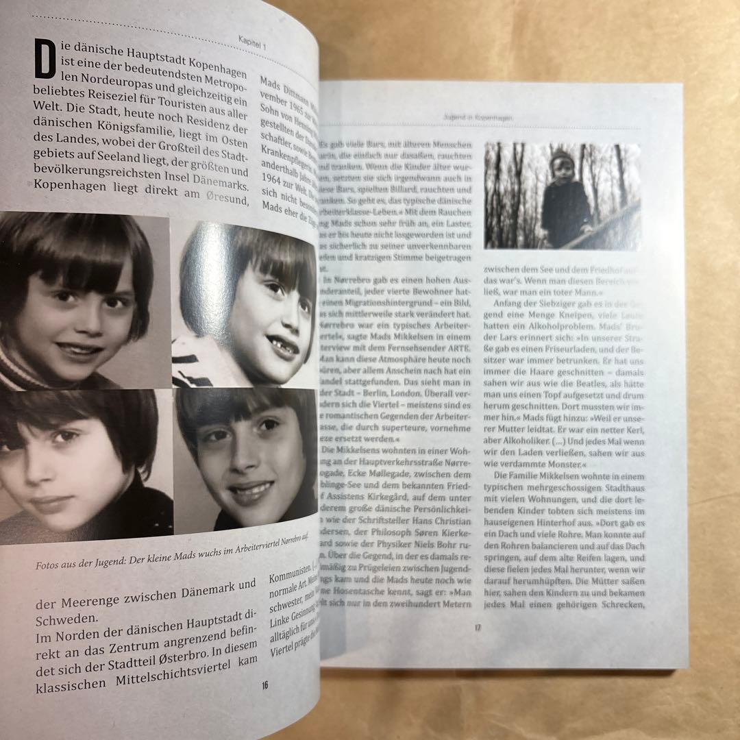 洋書 Mads Mikkelsen Dieillustrierte Biografie