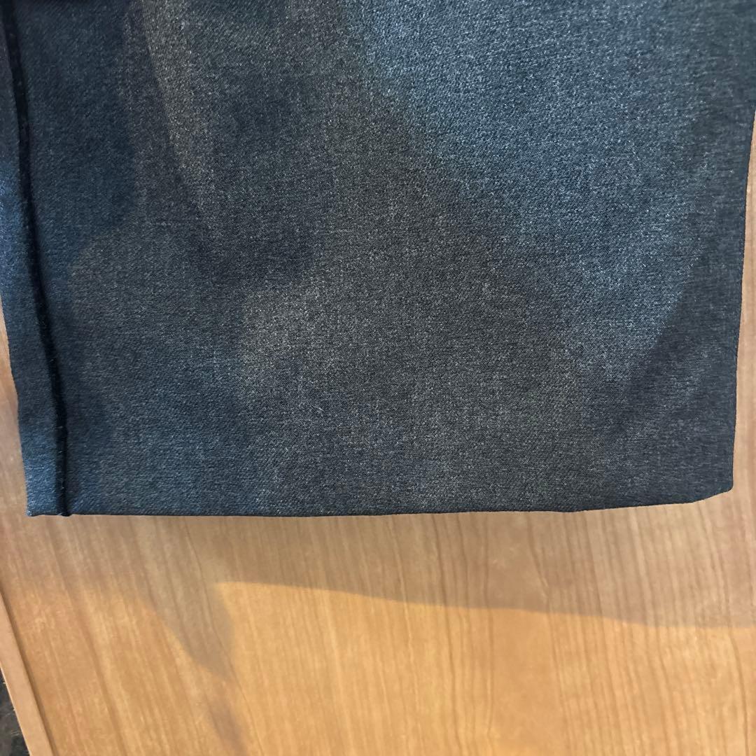 OUR パイピング使いのセミワイドパンツ