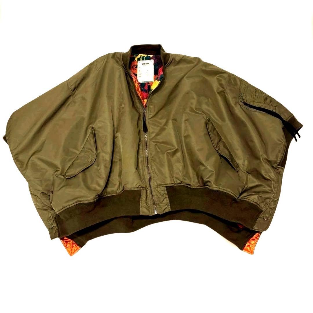 CIAOPANIC TYPY MA1 オリーブグリーン ポンチョジャケット ボア