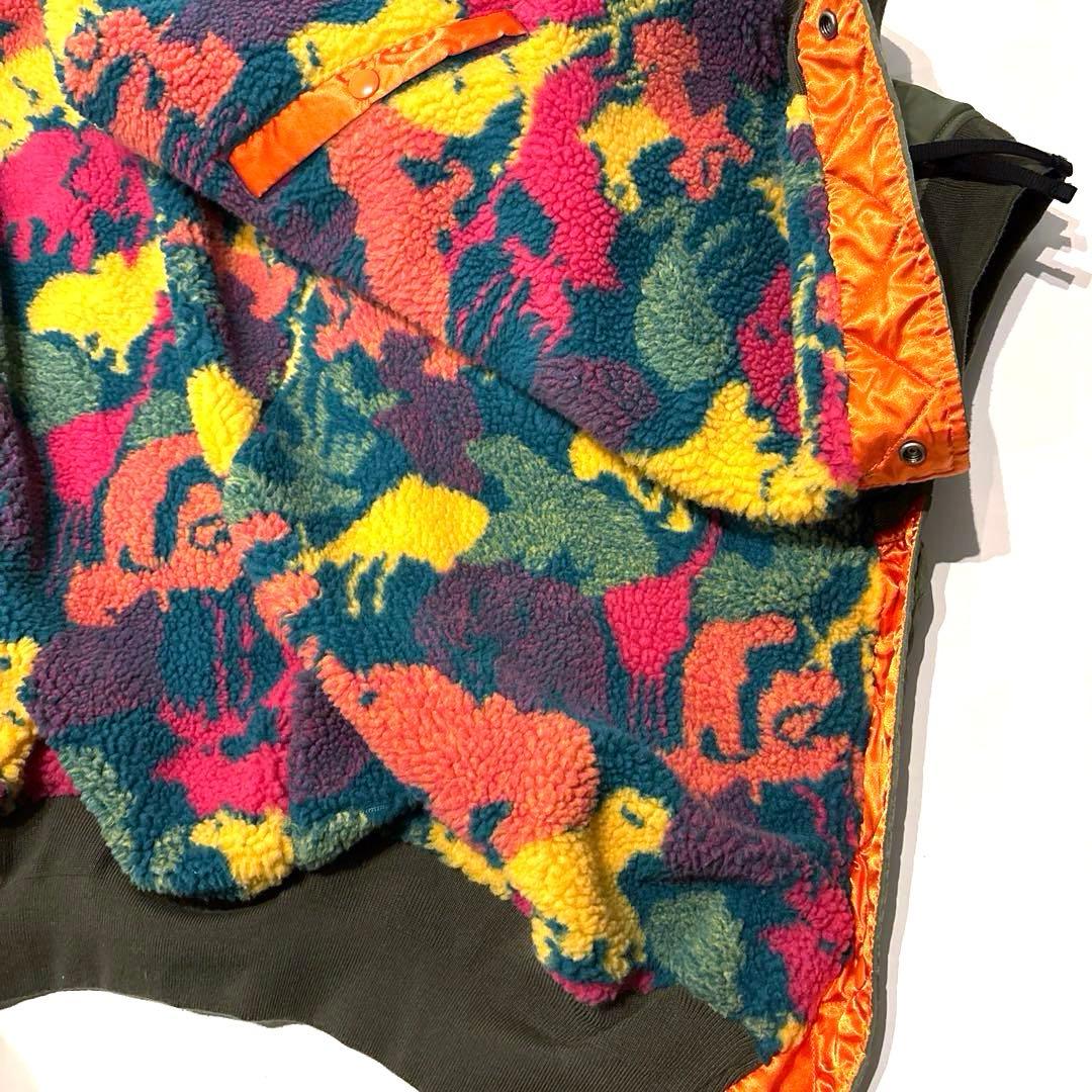 CIAOPANIC TYPY MA1 オリーブグリーン ポンチョジャケット ボア