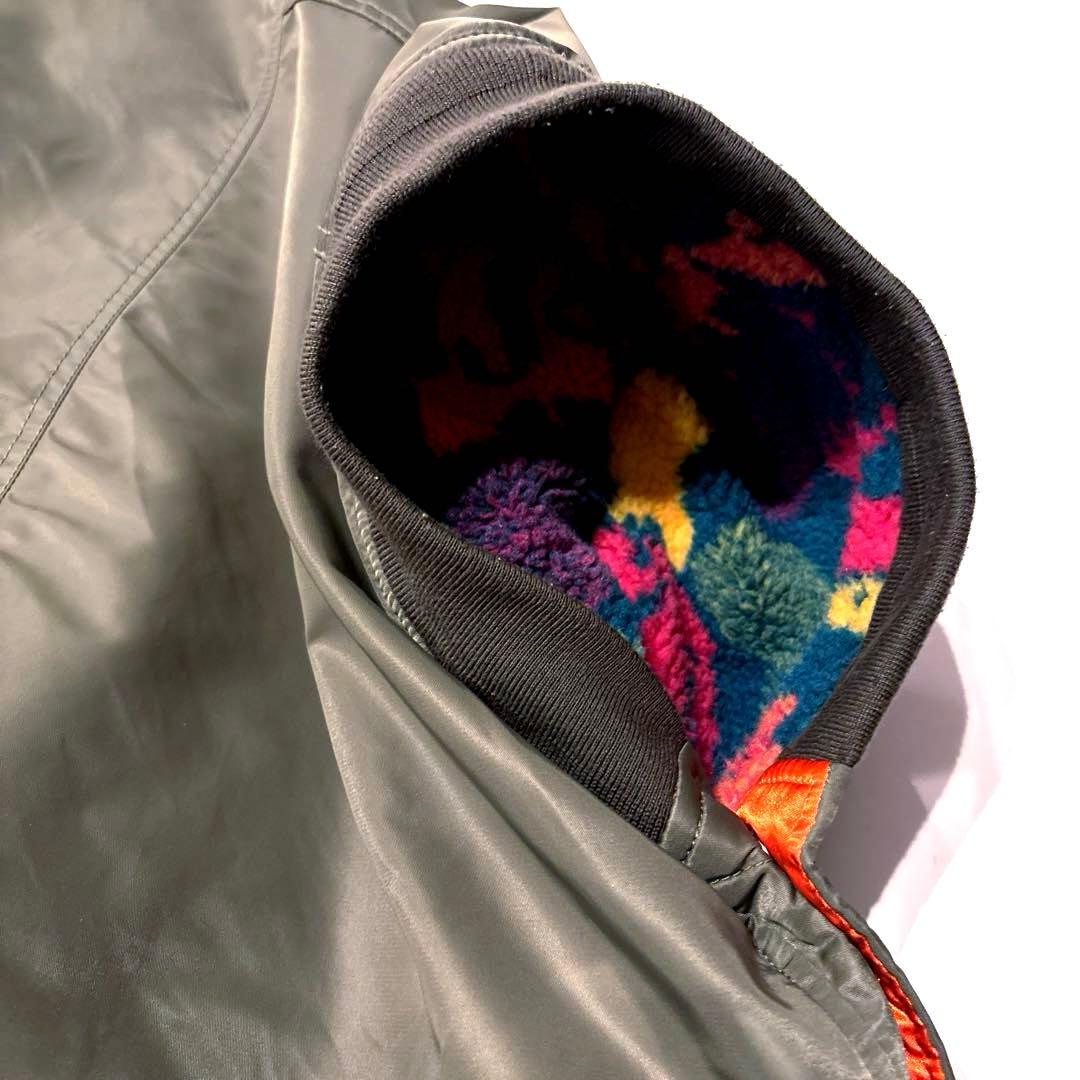 CIAOPANIC TYPY MA1 オリーブグリーン ポンチョジャケット ボア