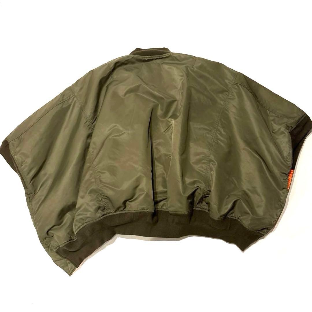 CIAOPANIC TYPY MA1 オリーブグリーン ポンチョジャケット ボア