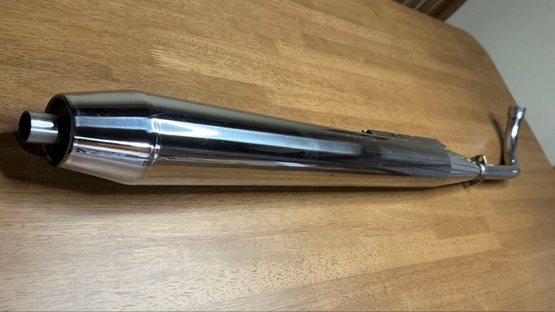 廃盤・極美品 JUNインターナショナル インナーメガホンマフラー カブ HA02