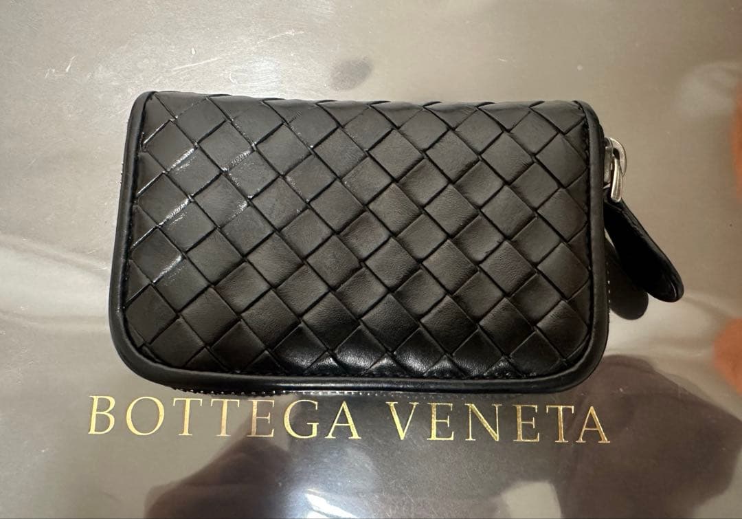 【付属品付】ボッテガヴェネタ イントレチャートケース/ラム/黒3️⃣✨✨