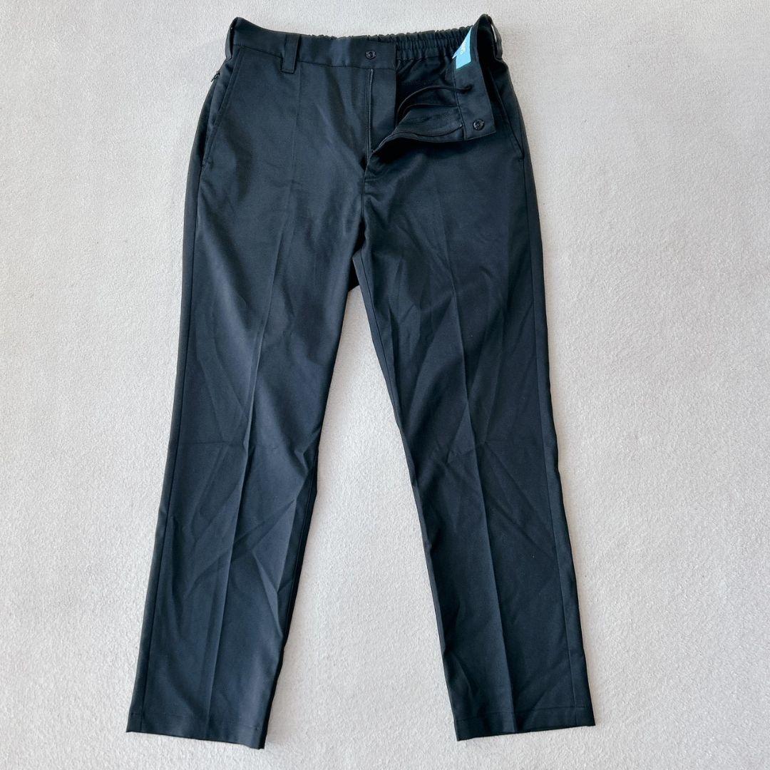 【極美品】ワークウェアスーツ トラベルジャケット セットアップ 洗濯可能 黒 S