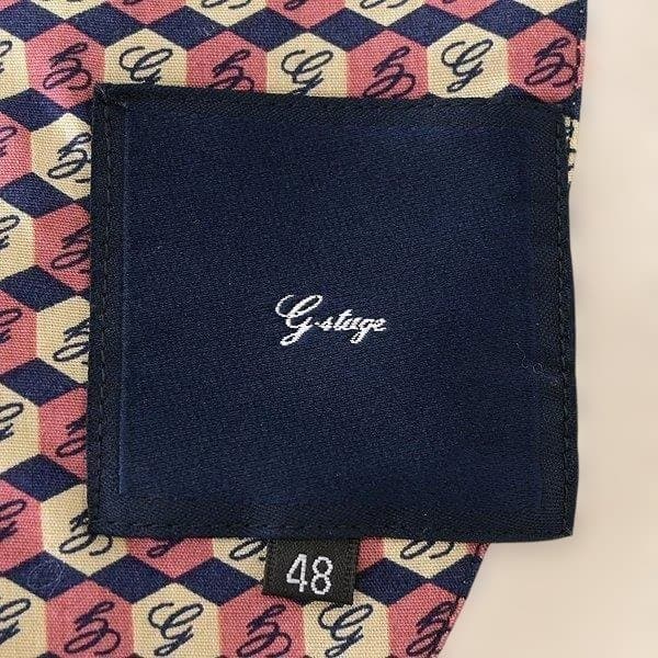 ジ*ン様 新品 ジーステージ ダブルジャケット 46(M) 白系 秋冬 G-st