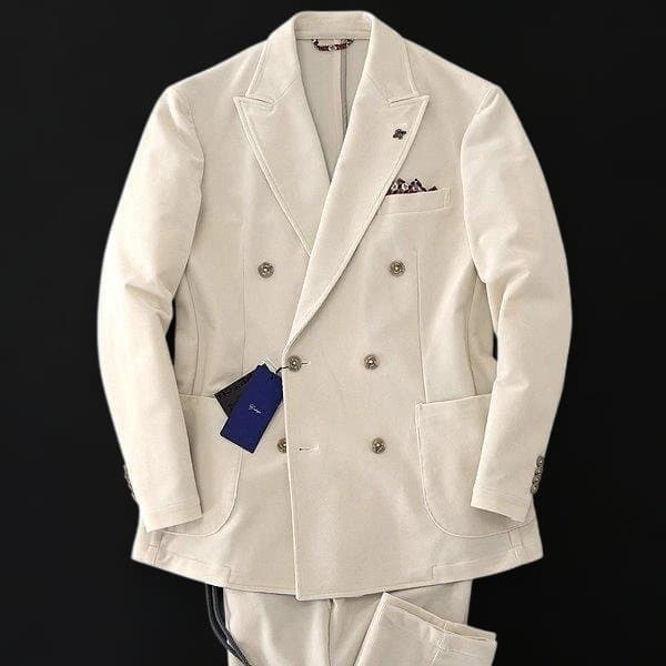 ジ*ン様 新品 ジーステージ ダブルジャケット 46(M) 白系 秋冬 G-st