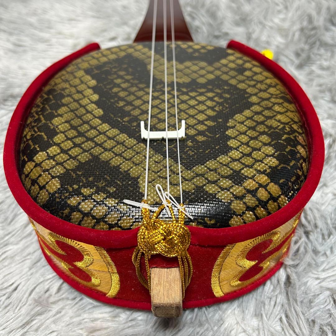 沖縄三線 スンチーレッド美品 初心者DVD付セット