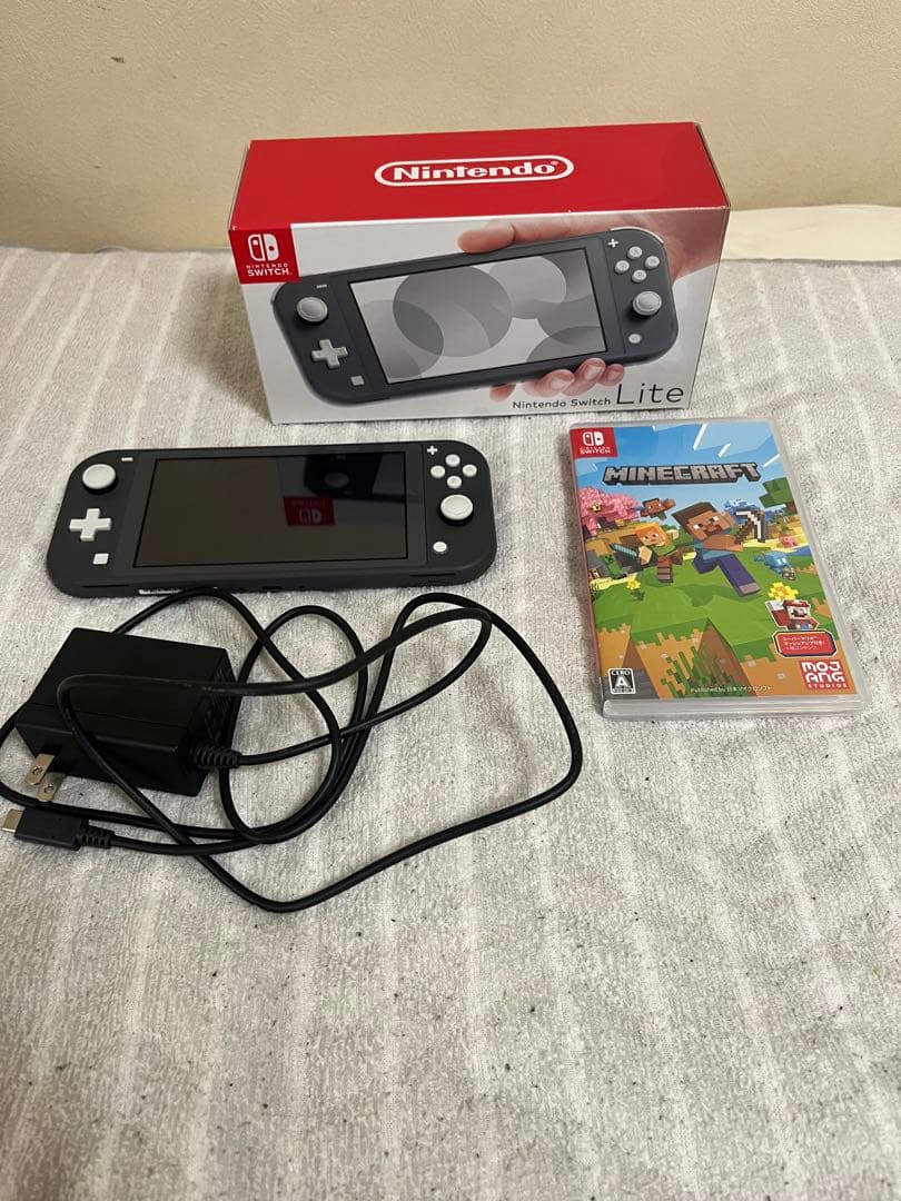 Nintendo Switch Lite グレー 本体 + Minecraft