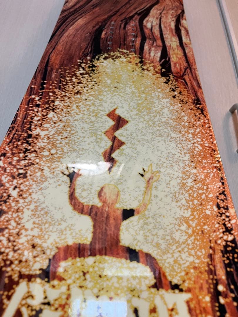 unit replant スノーボード 木目調　156 中古　わきらさん専用