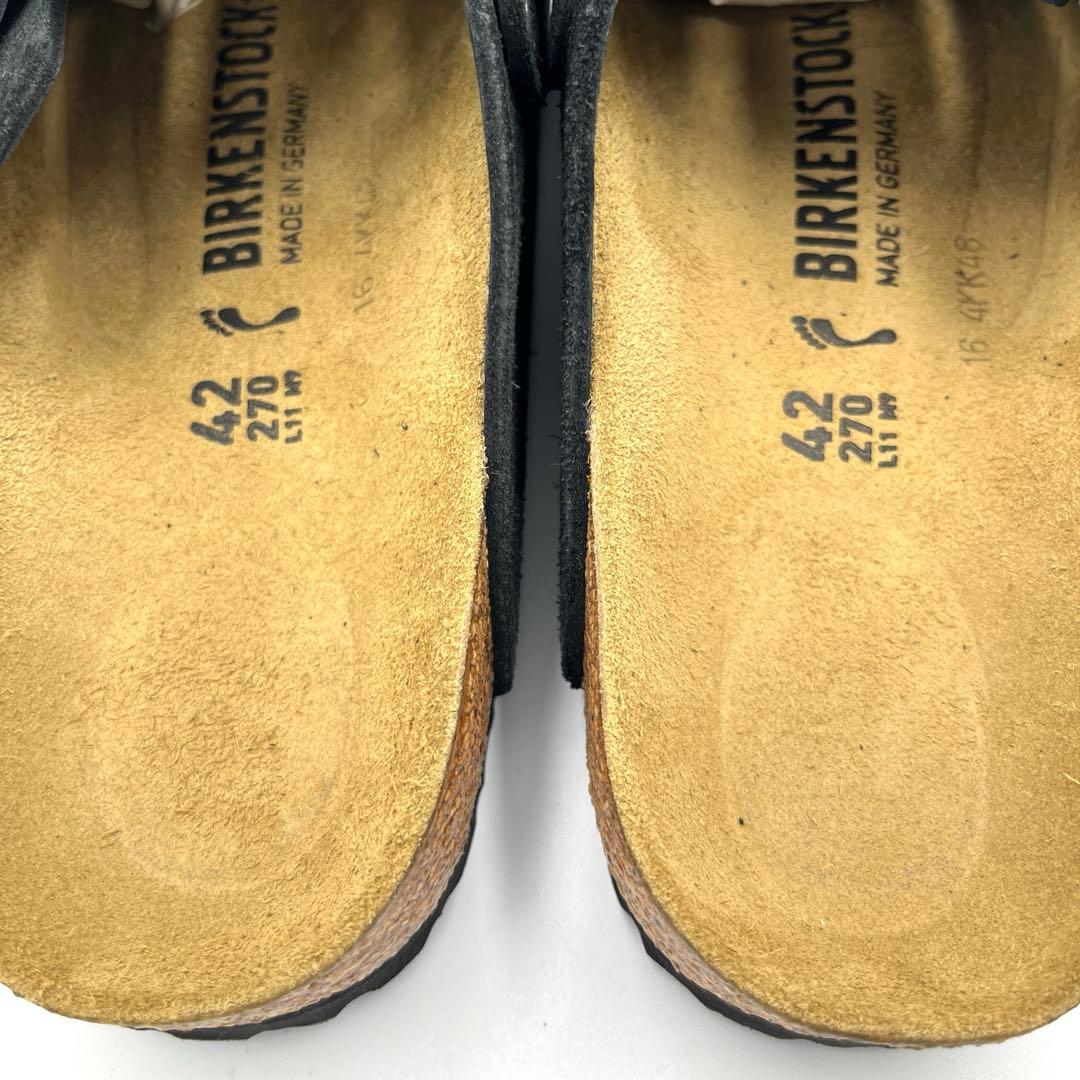 新品未使用】BIRKENSTOCKビルケンシュトック ボストン ブラック　42