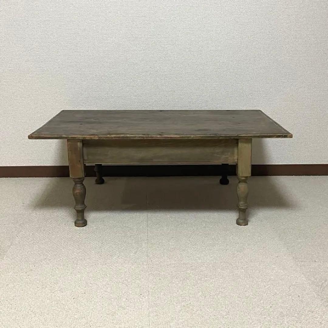 ろくろ脚の座卓