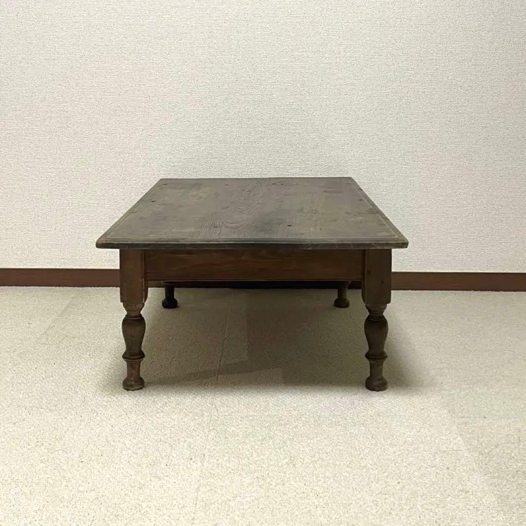 ろくろ脚の座卓