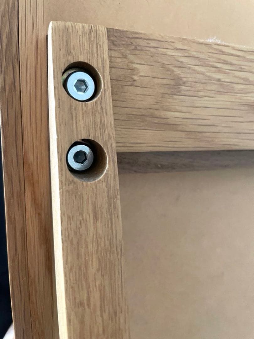 無印良品　天然木オーク スタンドミラー 440x330x1505mm