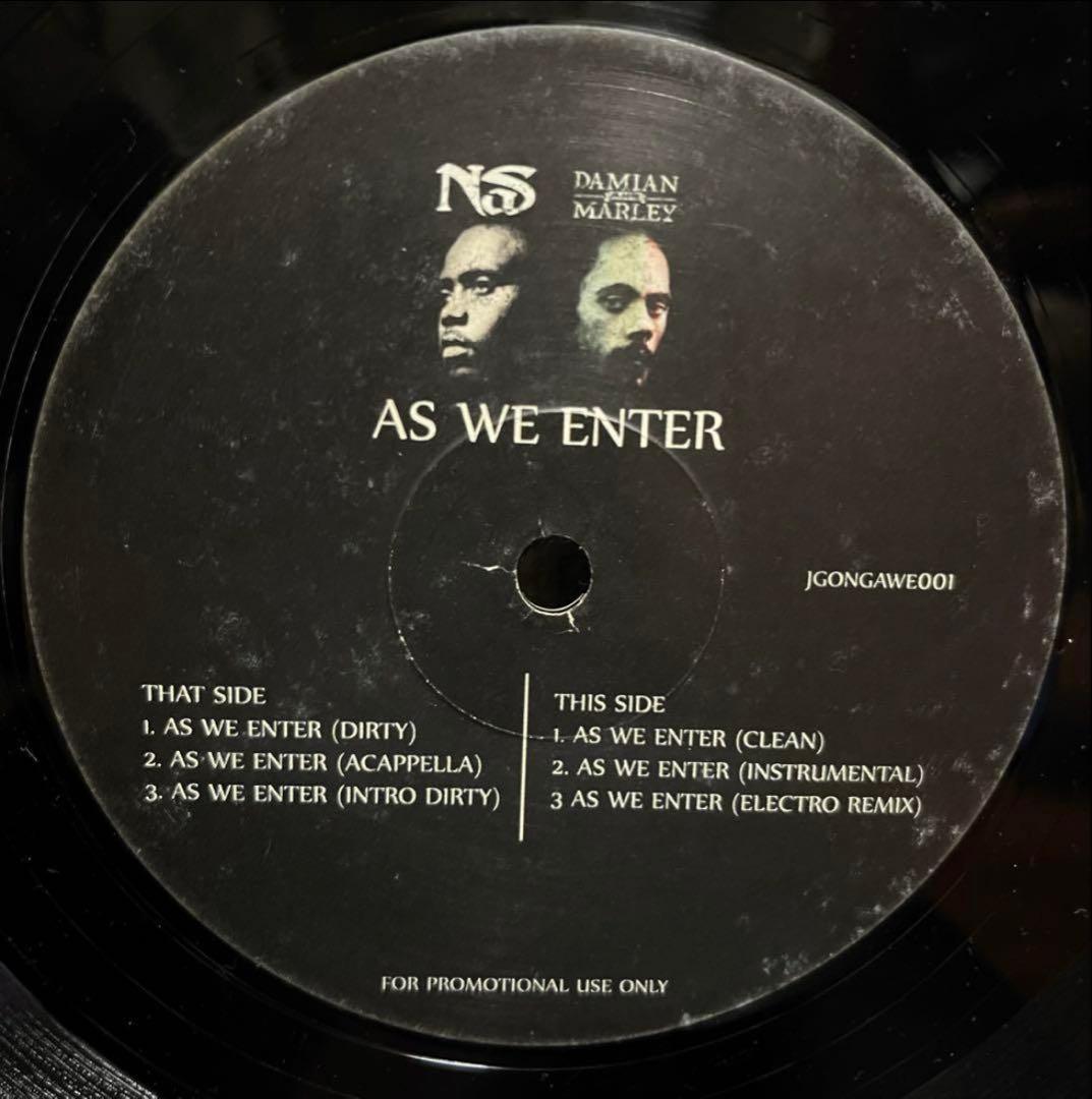 NAS × DAMIAN/AS WE ENTER レゲエ レコード ヒップポップ