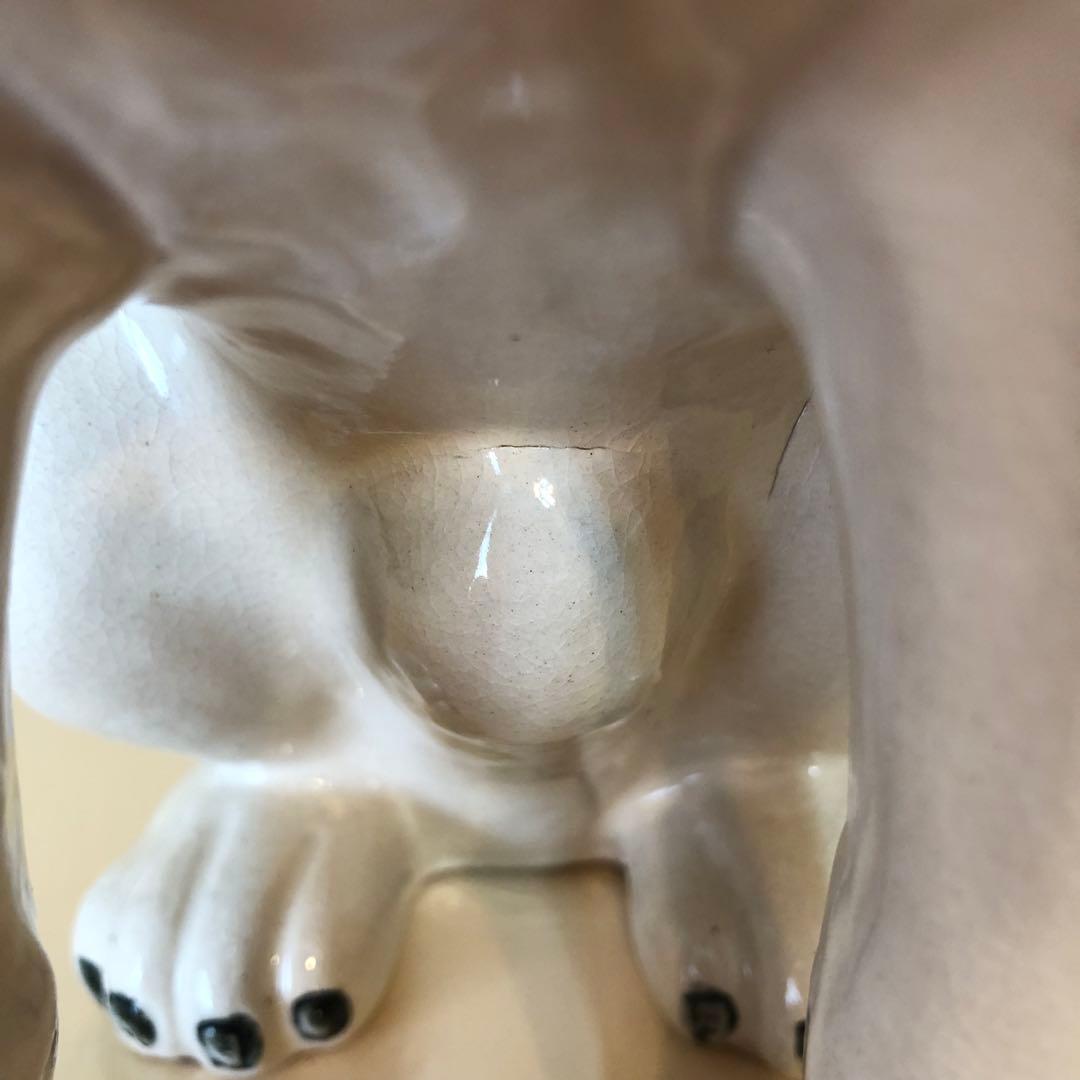 ビクター犬　ニッパーくん　大型31.5センチ　ビクター　犬　レア　爪付き　陶器