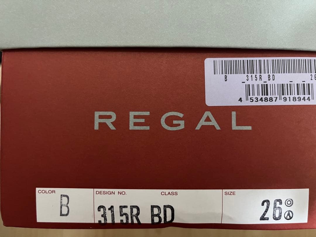 ま*ん様 REGAL 315R BD ブラック 26cm