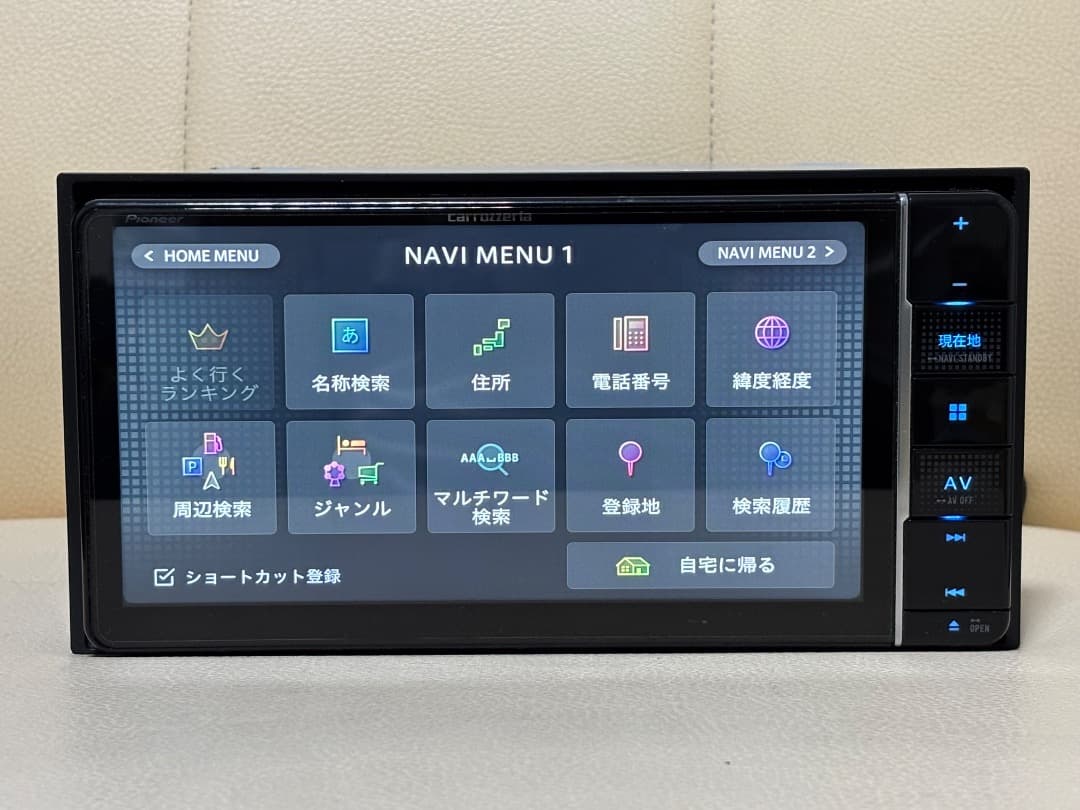 カロッツェリア AVIC-RW710 地図データ 2019