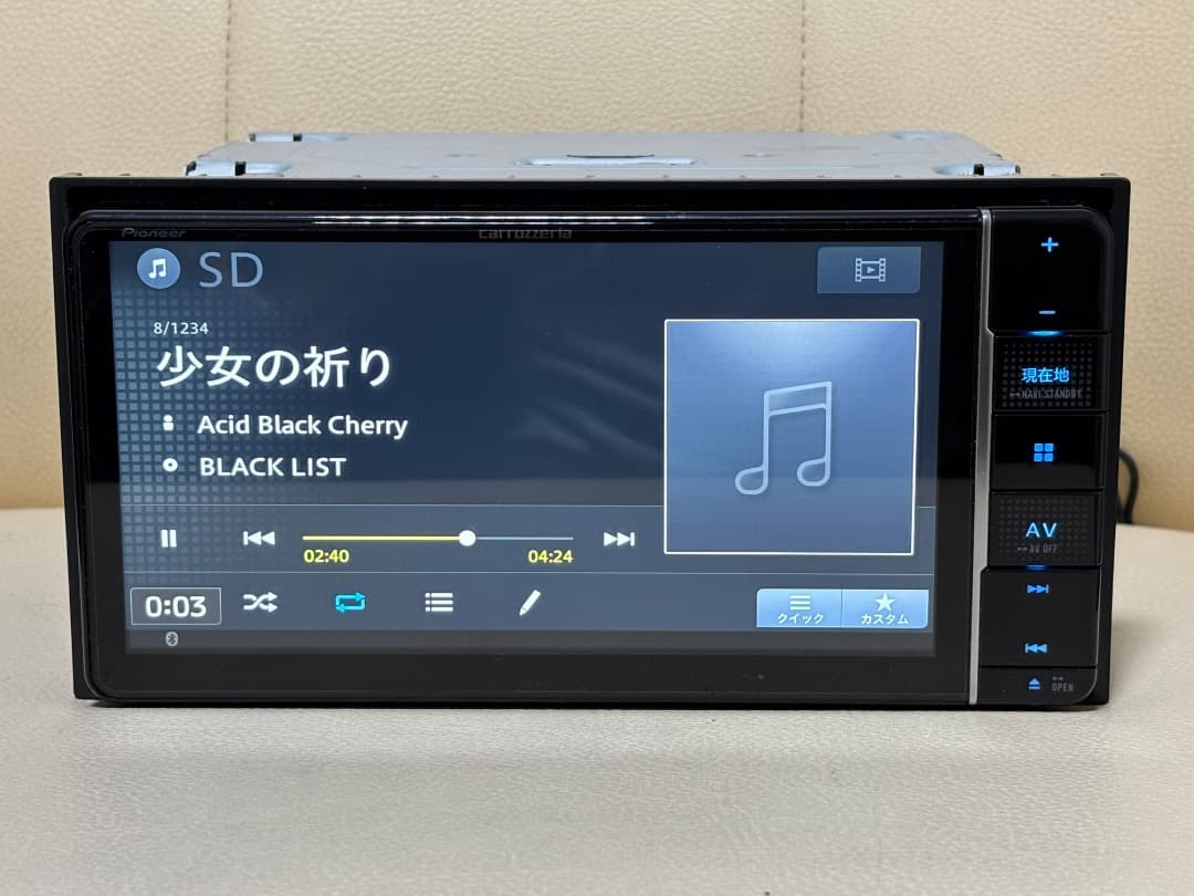 カロッツェリア AVIC-RW710 地図データ 2019