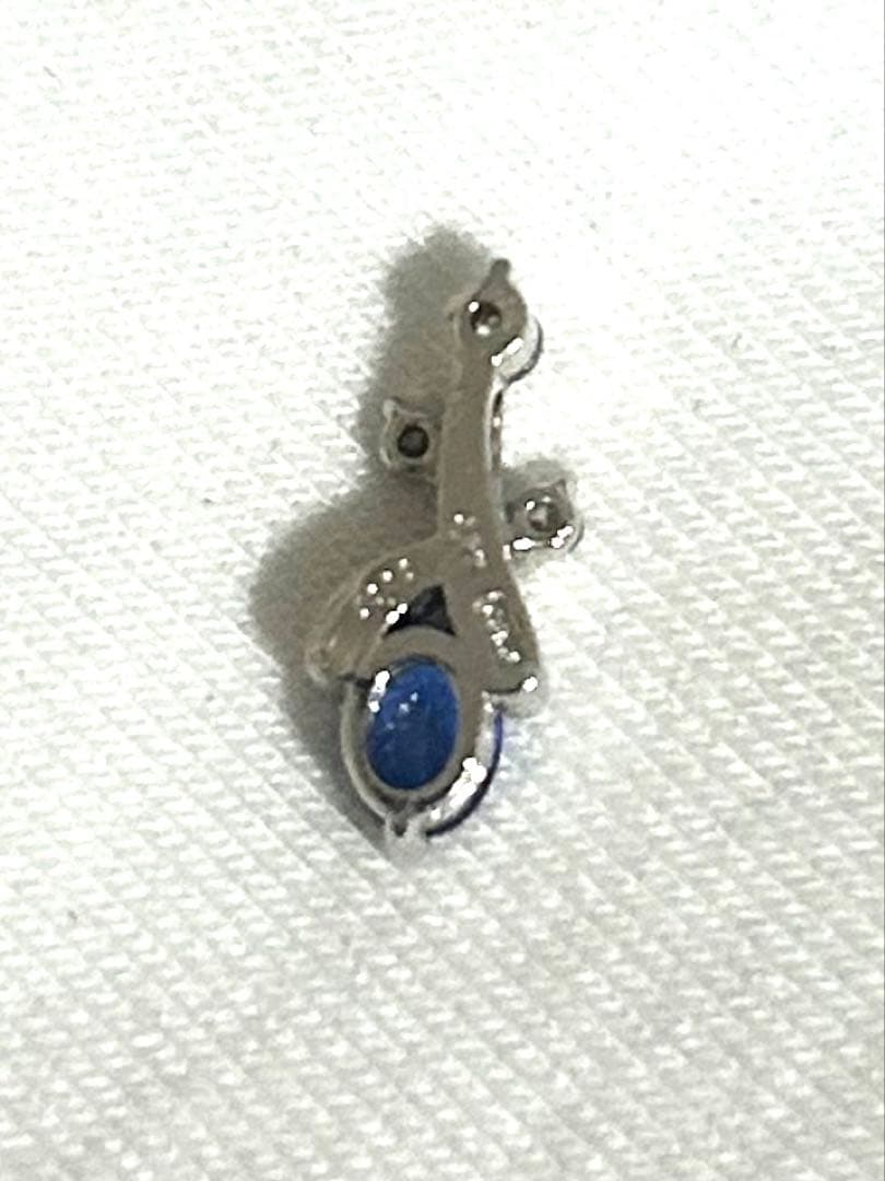 タンザナイト　ネックレス　トップ　k18wg