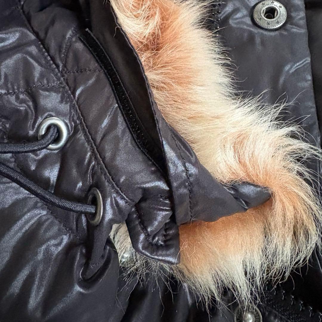 Ralph Lauren ラルフローレン ラグビーファー付き　ダウンベスト