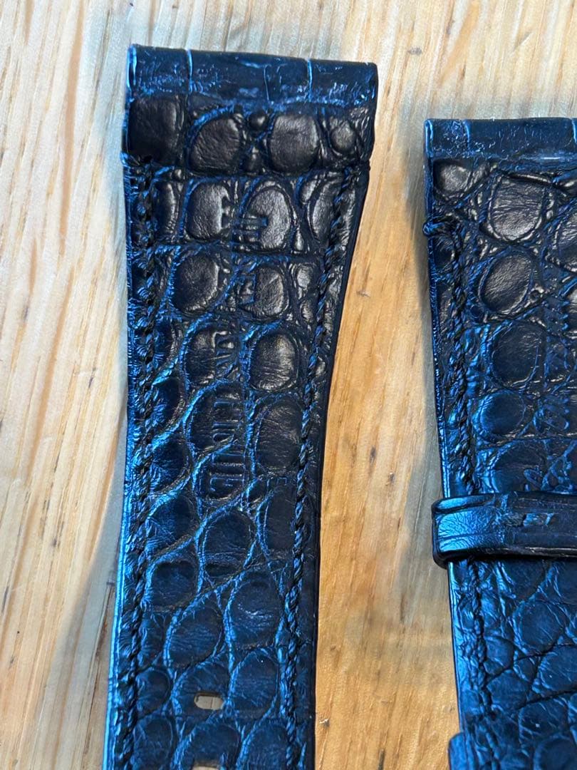 オーデマピゲCODE11.59純正アリゲーターストラップ ブラック